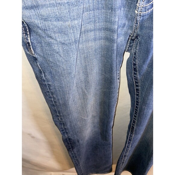 BKE Carter Women’s Bootleg Jeans Sz 32x30 Blue Streetwear Western Cowgirl Rodeo - Picture 6 of 12